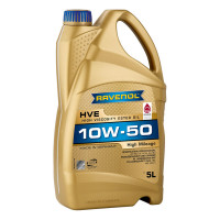 Моторное масло RAVENOL HVE 10W-50 для автомобилей с большим пробегом