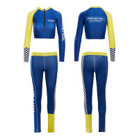 Комплект (топ с длинным рукавом+леггинсы) для грид-герлз RAVENOL "Chequer" (шашечки)