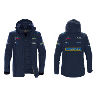 Куртка-софтшел утепленная (зимняя) RAVENOL мужская темно-синяя