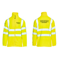 Куртка флисовая мужская жёлтая флуоресцентная RAVENOL